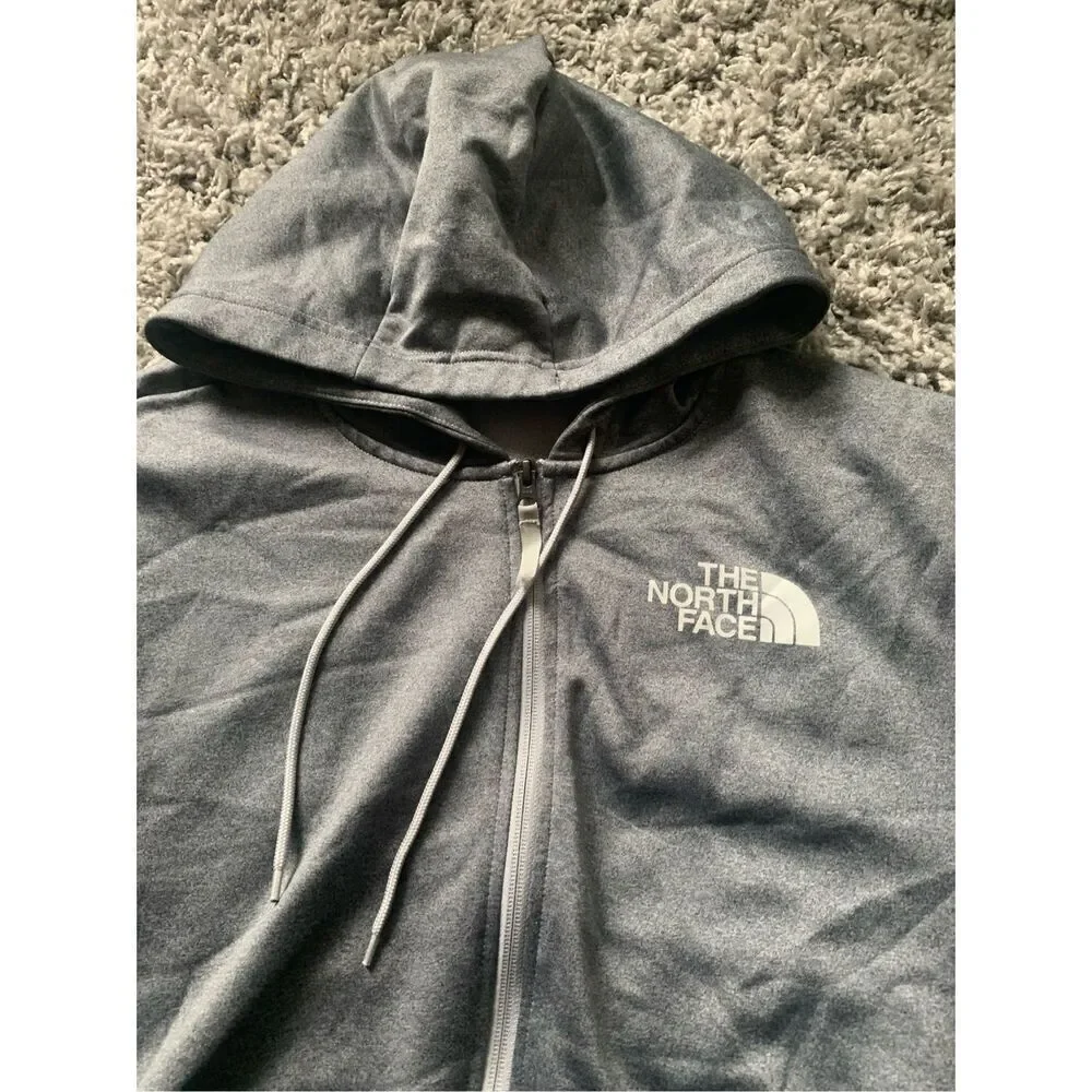 The North Face gray Horizon Performance Fleece lined Hoodie SWEATSHIRT MENS L